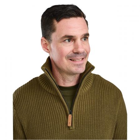  Philip Knitted Sweater Herren (Olive Green)