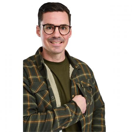  Pile Overshirt Herren (D.Green/Bronze)