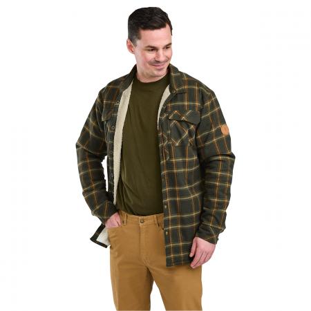  Pile Overshirt Herren (D.Green/Bronze)