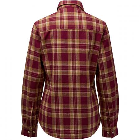 Felicia Shirt Damen (Burgundy/Olive Green)