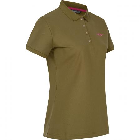 Poloshirt 25 Damen (Dunkel Oliv)
