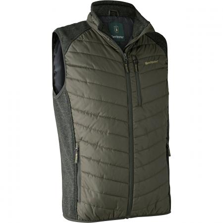  Moor wattierte Weste Herren, mit Strick (Timber)
