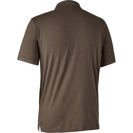 Gunnar Polo Hemd Herren (Brown Leaf Melange)