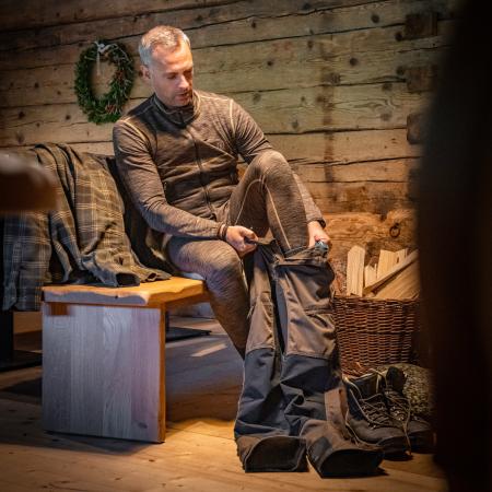 Deerhunter Norden Insulated Fleece Herren (Brown Melange)