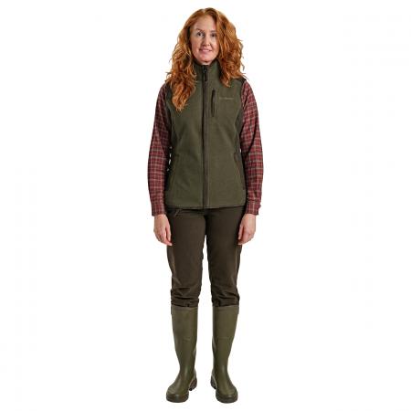 Deerhunter Lady Pam Bonded Fleeceweste Damen (Graphite Green)