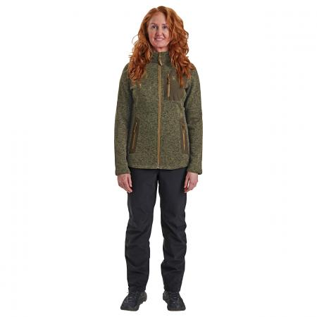  Lady Sarek Cardigan (Olive Night Melange)