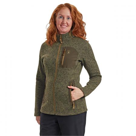  Lady Sarek Cardigan (Olive Night Melange)