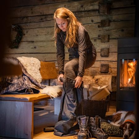 Lady Insulated Fleece Damen (Brown Melange)