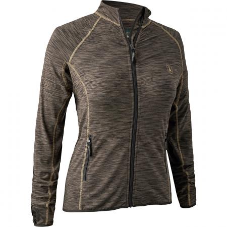  Lady Insulated Fleece Damen (Brown Melange)