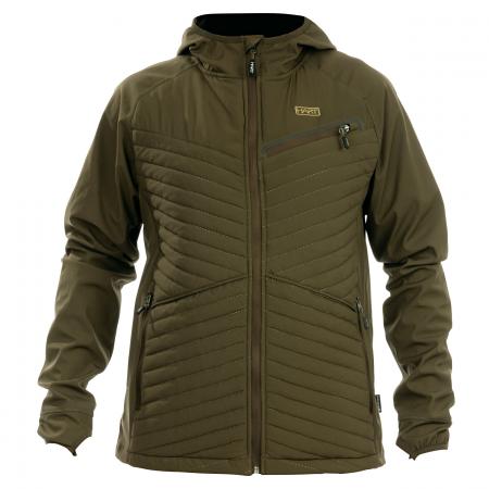  Ibice Hoodie Hybridjacke Herren (Dunkeloliv)