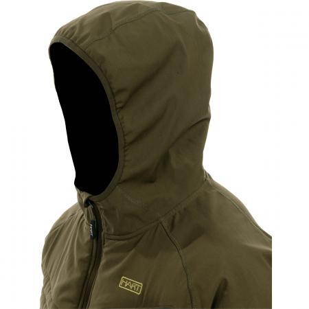 Ibice Hoodie Hybridjacke Herren (Dunkeloliv)