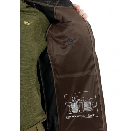  Ibice Hoodie Hybridjacke Herren (Dunkeloliv)