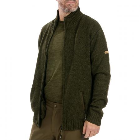  Nevis-FZ Strickjacke Herren (Dunkeloliv)
