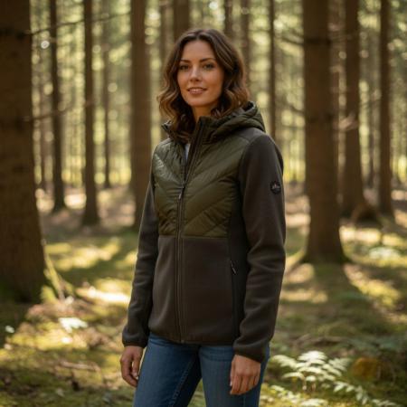 il Lago Sie Fleece/Softshell-Jacke Frida LTX Damen (Braun)