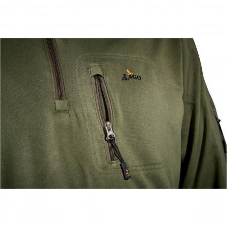  Halfzip Sweatshirt Eivinn Herren (Oliv)