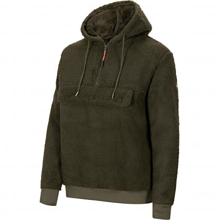  Faserpelz-Hoodie Skorgeura Herren (Oliv)