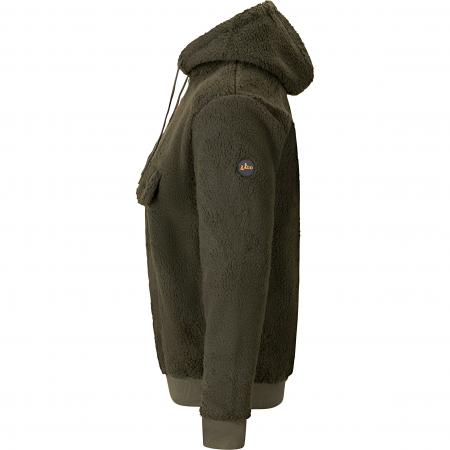  Faserpelz-Hoodie Skorgeura Herren (Oliv)