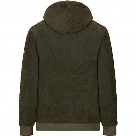  Faserpelz-Hoodie Skorgeura Herren (Oliv)