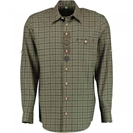  Hemd 1/1 Arm Regular Fit Herren (Khaki/Schlamm)