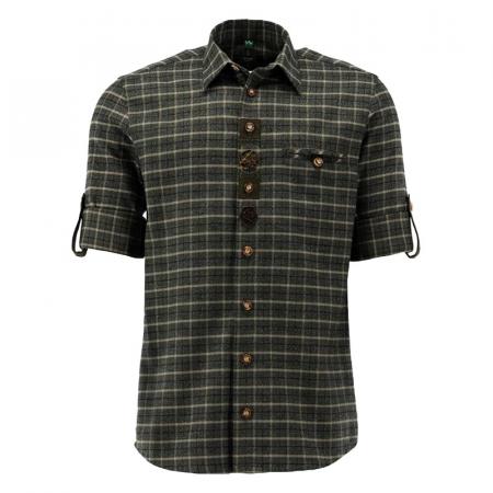 Hemd 1/1 Arm Regular Fit Herren (Trachtengrün)