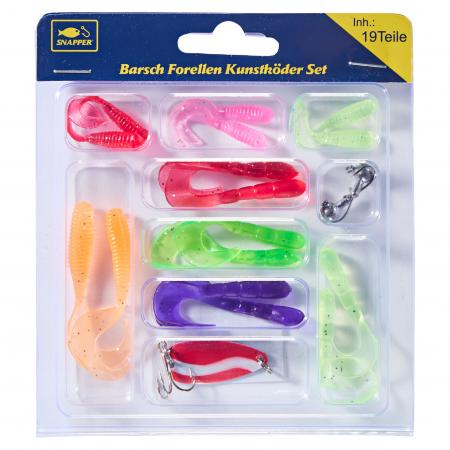 Kunstköderset Barsch/Forelle