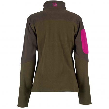  Lynx Fleece Hunting Jacket Damen (Oliv/Pink)