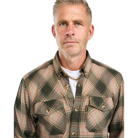 Finnveden Forest Flannel Shirt Herren (Olive/D.Green)
