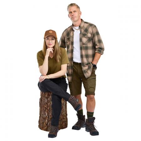 Finnveden Forest Flannel Shirt Herren (Olive/D.Green)