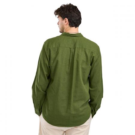 Värnamo InsectSafe Hemp Mix L/S Shirt Herren (Pine Green)