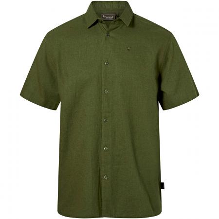  Värnamo Hemp Mix S/S Shirt Herren (Pine Green)
