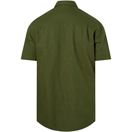  Värnamo Hemp Mix S/S Shirt Herren (Pine Green)