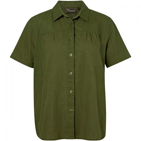 Värnamo Hemp Mix Women S/S Shirt Damen (Pine Green)
