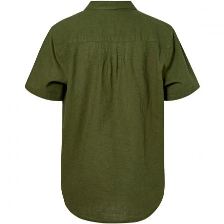  Värnamo Hemp Mix Women S/S Shirt Damen (Pine Green)