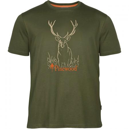  Red Deer T-Shirt Men (Green)