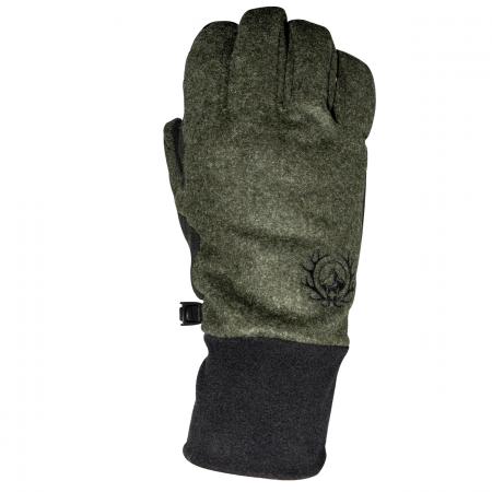 Jagdhandschuhe Zugerberg Unisex (Oliv/Schwarz)