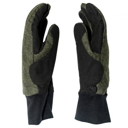 Jagdhandschuhe Zugerberg Unisex (Oliv/Schwarz)