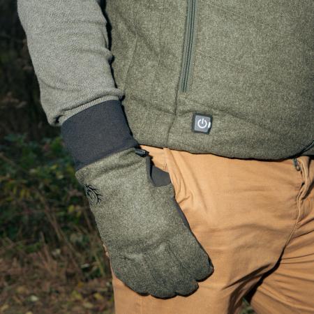 Jagdhandschuhe Zugerberg Unisex (Oliv/Schwarz)