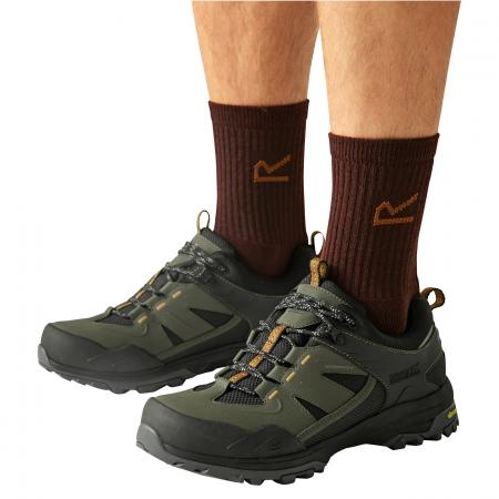  Regen Wanderhalbschuhe Herren (Olive Night/Pumpkin Spice)