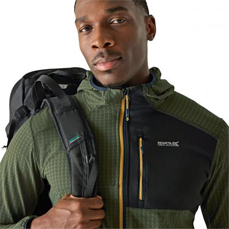  Alven Fleece Jacket Men (Dark Khaki/Black)
