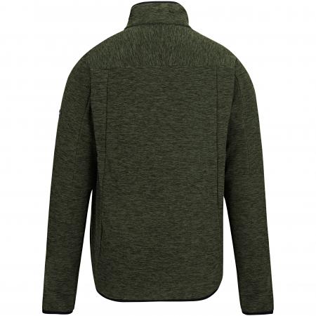  Scaris Knitted Fleece Jacket Men (Dark Khaki)