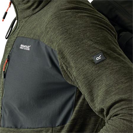  Scaris Strickfleecejacke Herren (Dark Khaki)