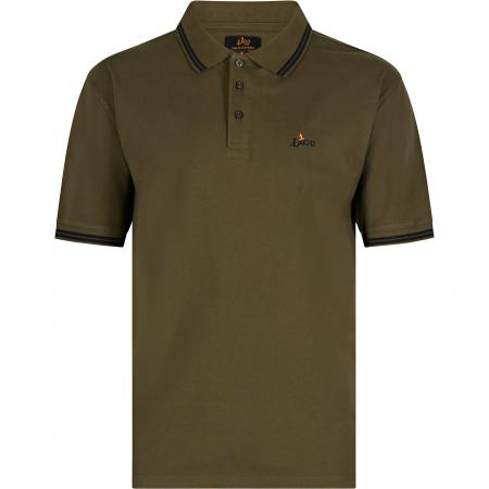  Poloshirt Pique Herren (Oliv)