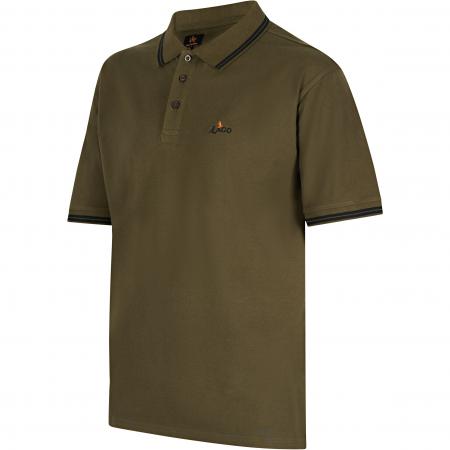 il Lago Prestige Poloshirt Pique Herren (Oliv)