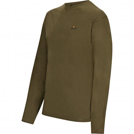 il Lago Prestige Langarmshirt Jonah Herren (Oliv)