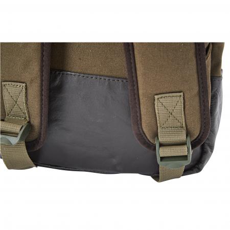  Canvas-/Leder Rucksack Travel