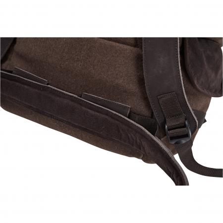  Loden/Leder Rucksack Gigax