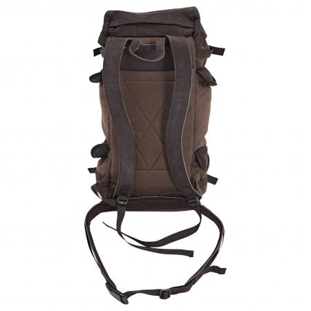 Loden/Leder Rucksack Gigax