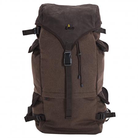  Loden/Leder Rucksack Gigax