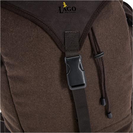  Loden/Leder Rucksack Gigax