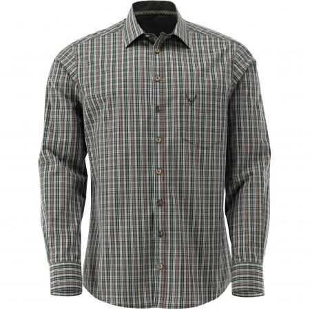  Shirt 1/1 Sleeve Slim Fit Men (Olive)